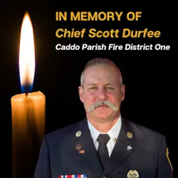 Caddo Parish Fire District 1 Deputy Chief Scott Durfee served his community for more than two decades.