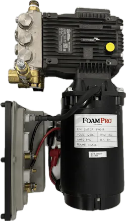 Left: One of the three levels of controller for Fire Research Corporation’s new FoamPro 2000 Series direct-injection foam system. The controllers vary based on options that are selected. Right: Pump that has foam fill integral to the system. Left: One of the three levels of controller for Fire Research Corporation’s new FoamPro 2000 Series direct-injection foam system. The controllers vary based on options that are selected. Right: Pump that has foam fill integral to the system.