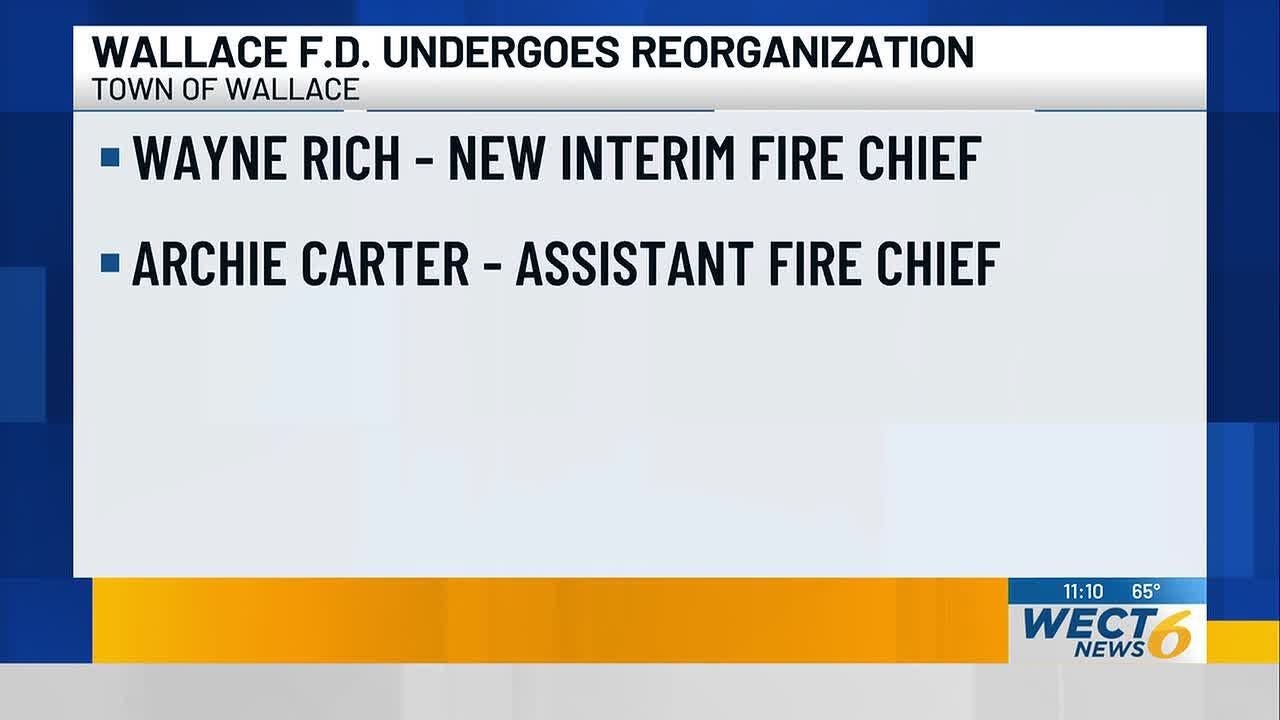 Wallace reorganizes volunteer fire department following staffing concerns