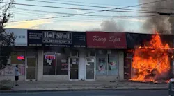 Originally, the original fire store was thought to be ordinary construction. Not until the first-due engine arrived and members entered the building as fire conditions allowed was it discovered that the building was lightweight construction that consisted of Q decking over open web trusses. Originally, the original fire store was thought to be ordinary construction. Not until the first-due engine arrived and members entered the building as fire conditions allowed was it discovered that the building was lightweight construction that consisted of Q decking over open web trusses.