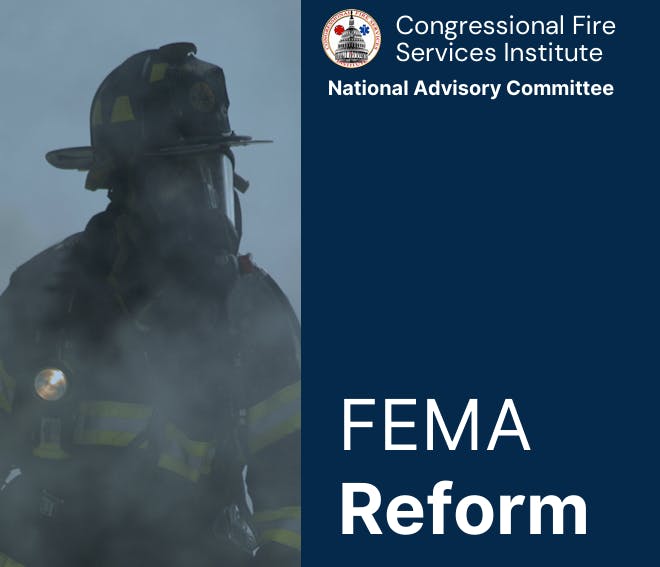 The CFSI National Advisory Committee has made several recommendations on the FEMA Reform initiative.
