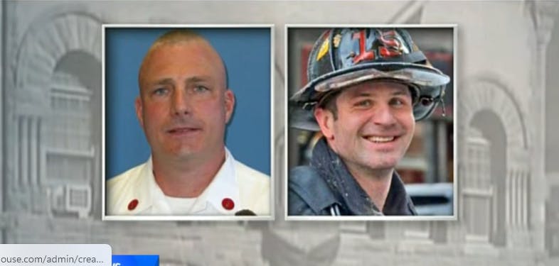Boston Lt. Ed Walsh, left, and Firefighter Michael Kennedy were killed in 2014 while battling a brownstone fire.