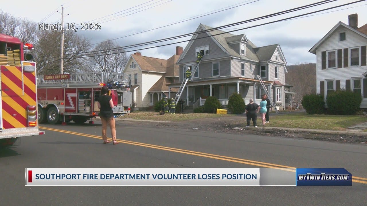 A firefighter of the Southport Volunteer Fire Department was fired after he acted against orders to resuce people and animals from a house fire.