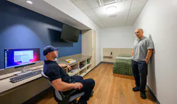 All bunkrooms, including the captain’s bunkroom, are located in the interior of the station to provide privacy and acoustic isolation. All bunkrooms, including the captain’s bunkroom, are located in the interior of the station to provide privacy and acoustic isolation.
