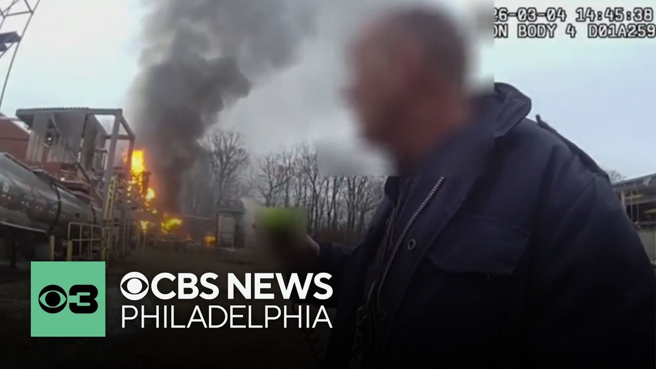 Body Cam Captures Early Moments at Logan Township, Plant Blast