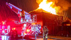 Responding Fort Worth firefighters were notified by the Fire Alarm Office that flames were showing from the home before they even arrived amid a severe storm. The firefighter-dispatcher had access to the live-video stream from a 9-1-1 caller's phone and radioed their report to firefighters. Responding Fort Worth firefighters were notified by the Fire Alarm Office that flames were showing from the home before they even arrived amid a severe storm. The firefighter-dispatcher had access to the live-video stream from a 9-1-1 caller's phone and radioed their report to firefighters.