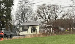 Dryden Fire Chief Pete Tyler said he pulled members from the home because sections of the roof were collapsing into the structure as firefighter searched for the missing occupants. Dryden Fire Chief Pete Tyler said he pulled members from the home because sections of the roof were collapsing into the structure as firefighter searched for the missing occupants.