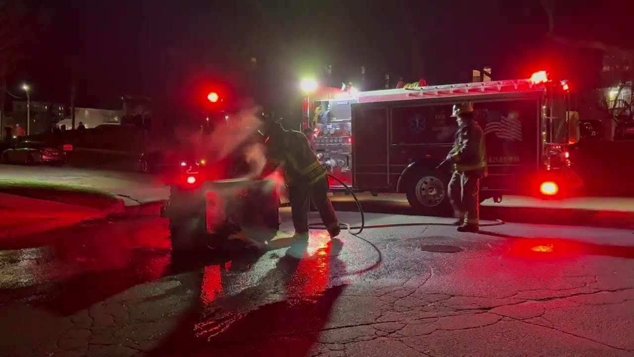 Fans Celebrating NCAA win Set Fires in Ann Arbor