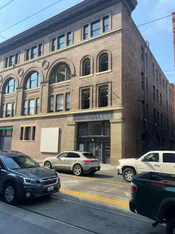 A look from A side of this commercial occupancy seems to indicate modern construction. However, a ventilation 360 revealed it to be pre-1933 unreinforced masonry construction, so conventional roof construction with heavy decking must be expected. A look from A side of this commercial occupancy seems to indicate modern construction. However, a ventilation 360 revealed it to be pre-1933 unreinforced masonry construction, so conventional roof construction with heavy decking must be expected.