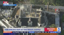 Fire breaks out at Magic Castle in Hollywood