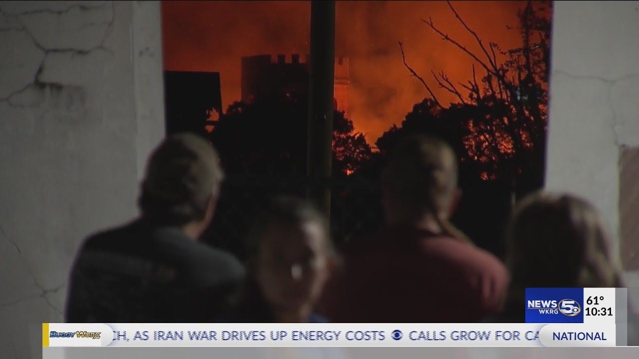 Historic Searcy Hospital in Mount Vernon, AL Destroyed by Fire