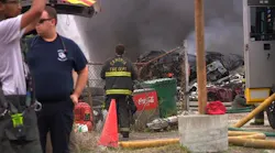 Electric car battery caused massive fire, damaging 100 cars at St Electric car battery caused massive fire, damaging 100 cars at St