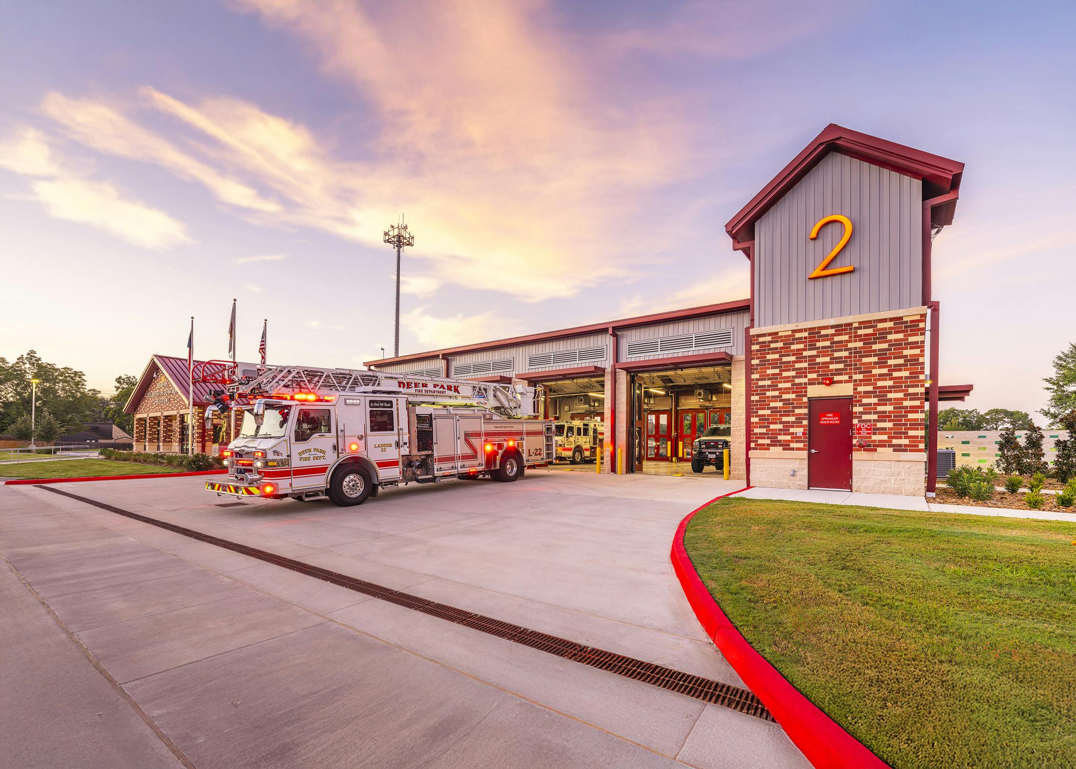 Station Design Awards - Deer Park, TX, Fire Station #2 - Martinez Architects