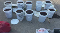 Fort Worth fire and police responded to a crash and found 480 pounds of liquid methamphetamine in 10 buckets inside a vehicle. Two people died and one firefighter was hospitalized. Fort Worth fire and police responded to a crash and found 480 pounds of liquid methamphetamine in 10 buckets inside a vehicle. Two people died and one firefighter was hospitalized.
