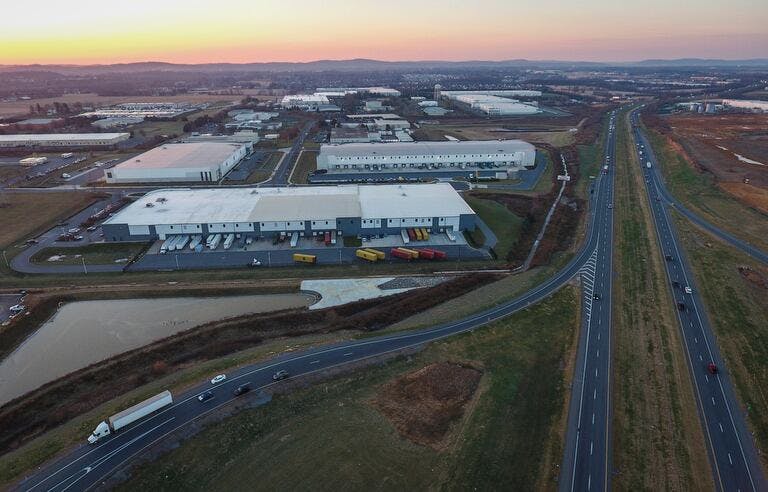 Several warehouses have been built recently in Palmer Township. PA.