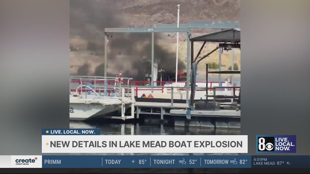 Management shares new details in Lake Mead boat explosion