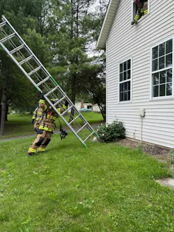The author suggests that firefighters can repeatedly training on common skills, including the deployment of preconnected hoselines, donning SCBA, ladder deployment and the first-due interview. The author suggests that firefighters can repeatedly training on common skills, including the deployment of preconnected hoselines, donning SCBA, ladder deployment and the first-due interview.