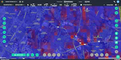 FiSci uses AI-driven simulations to predict wildfire behavior based on real-world conditions, aiding in planning and mitigation efforts, and this shows the high-risk prediction in real-time. FiSci uses AI-driven simulations to predict wildfire behavior based on real-world conditions, aiding in planning and mitigation efforts, and this shows the high-risk prediction in real-time.