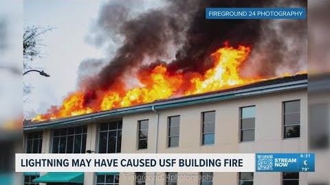 Lightning May Have Sparked Devastating Fire at University of South Florida in St. Petersburg