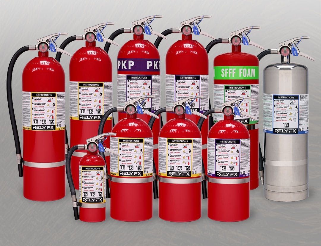 Rely Innovations Debuts Industrial Portable Fire Extinguisher Line, Rely FX