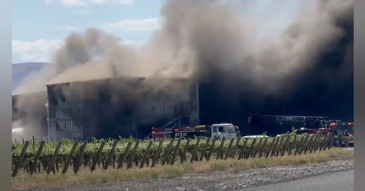 4.5 Million Gallons of Wine Burns in Grant County, WA, Production ...