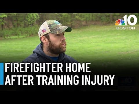 Injured Chelmsford, MA, Firefighter Released from Rehab