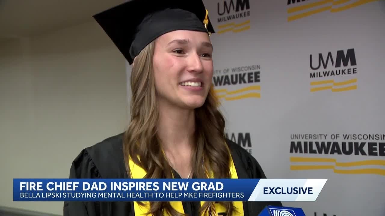 Grad's Focus on Firefighter Mental Health Inspired by Her Dad, Milwaukee Fire Chief
