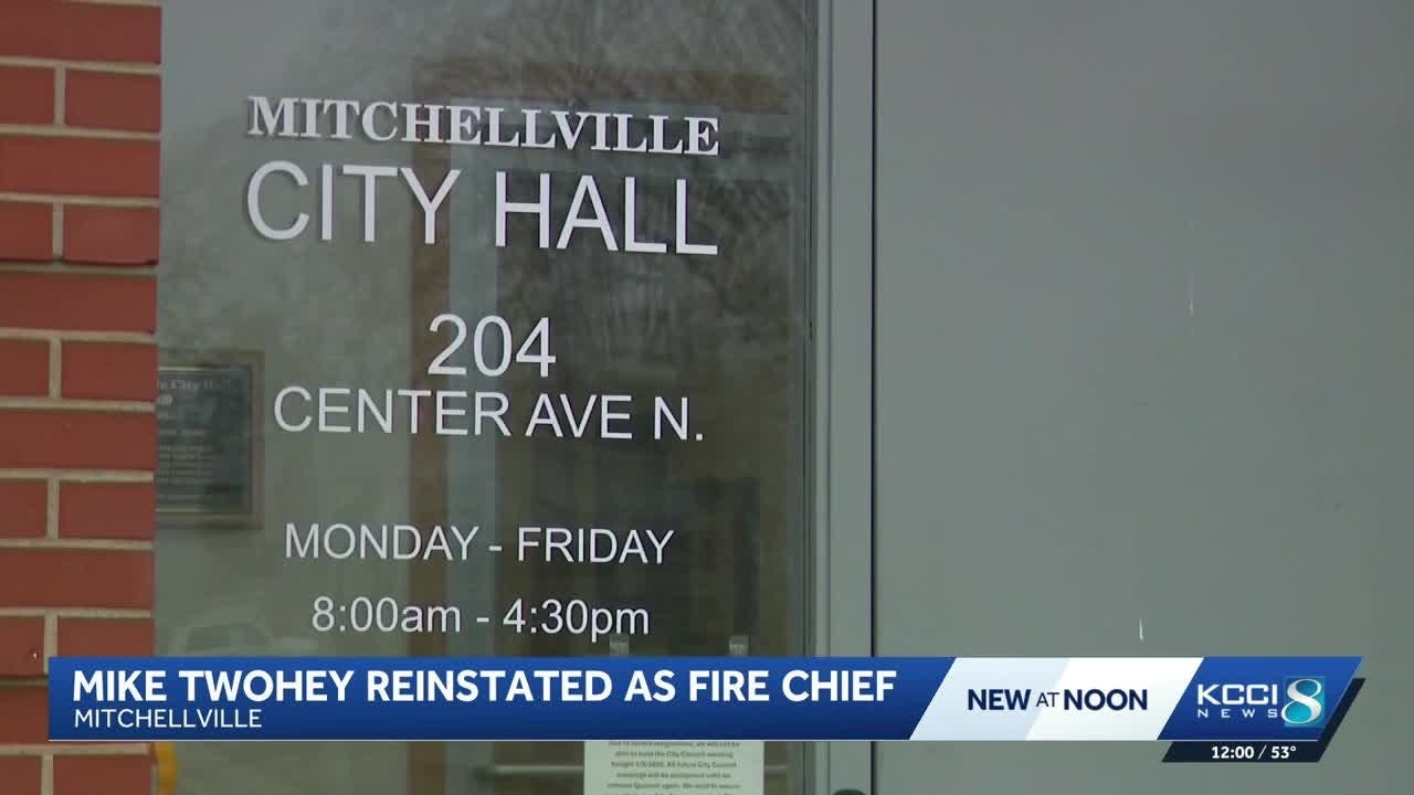 Mitchellville fire chief reinstated months after firing