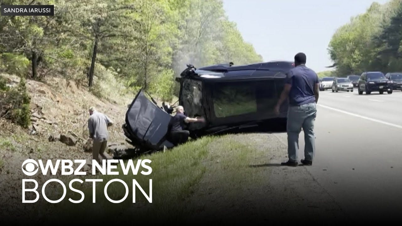 Off-duty Ashland, MA, Firefighter Helps Rescue Two from Burning Vehicle