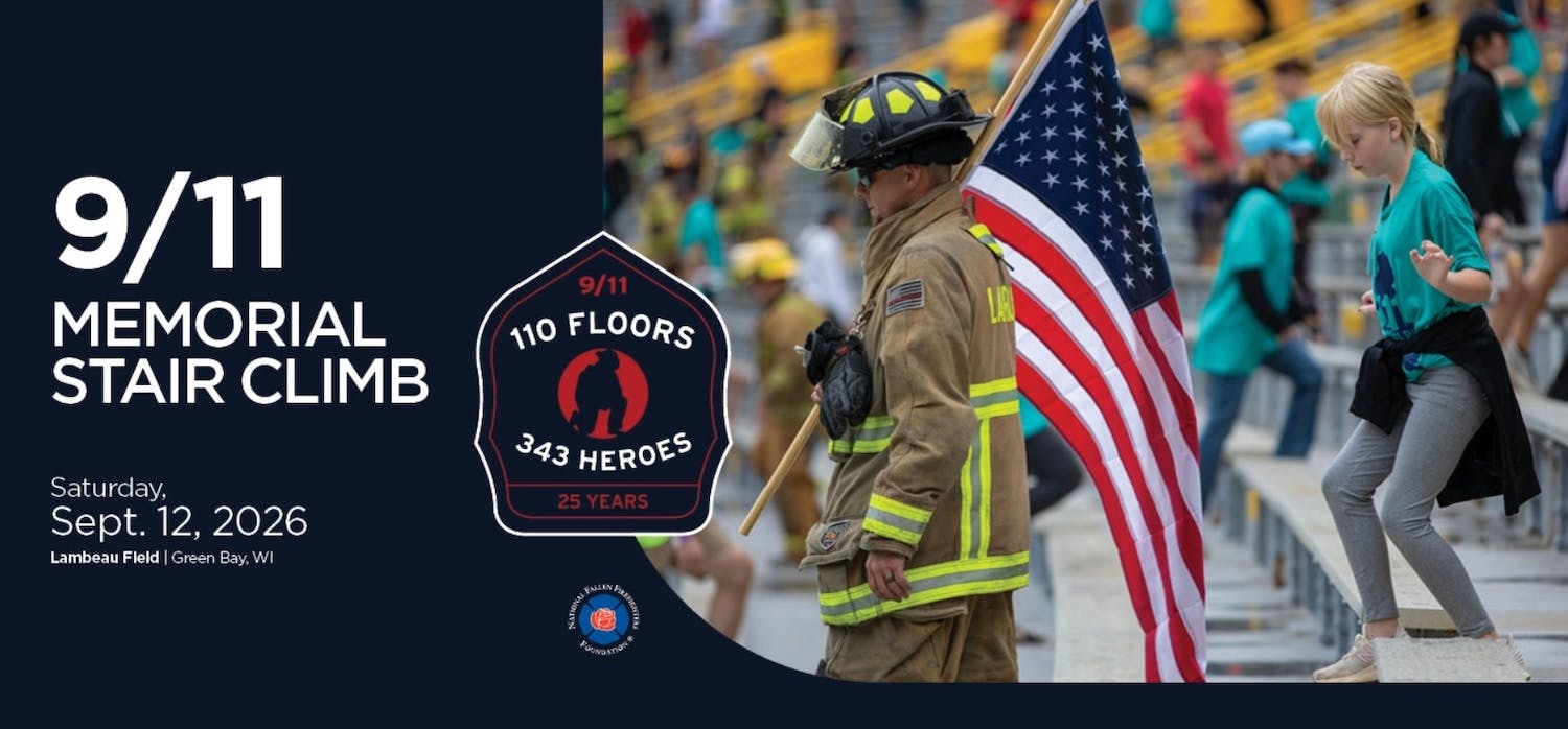 Registration Open for Annual 9/11 Stair Climb at Lambeau Field