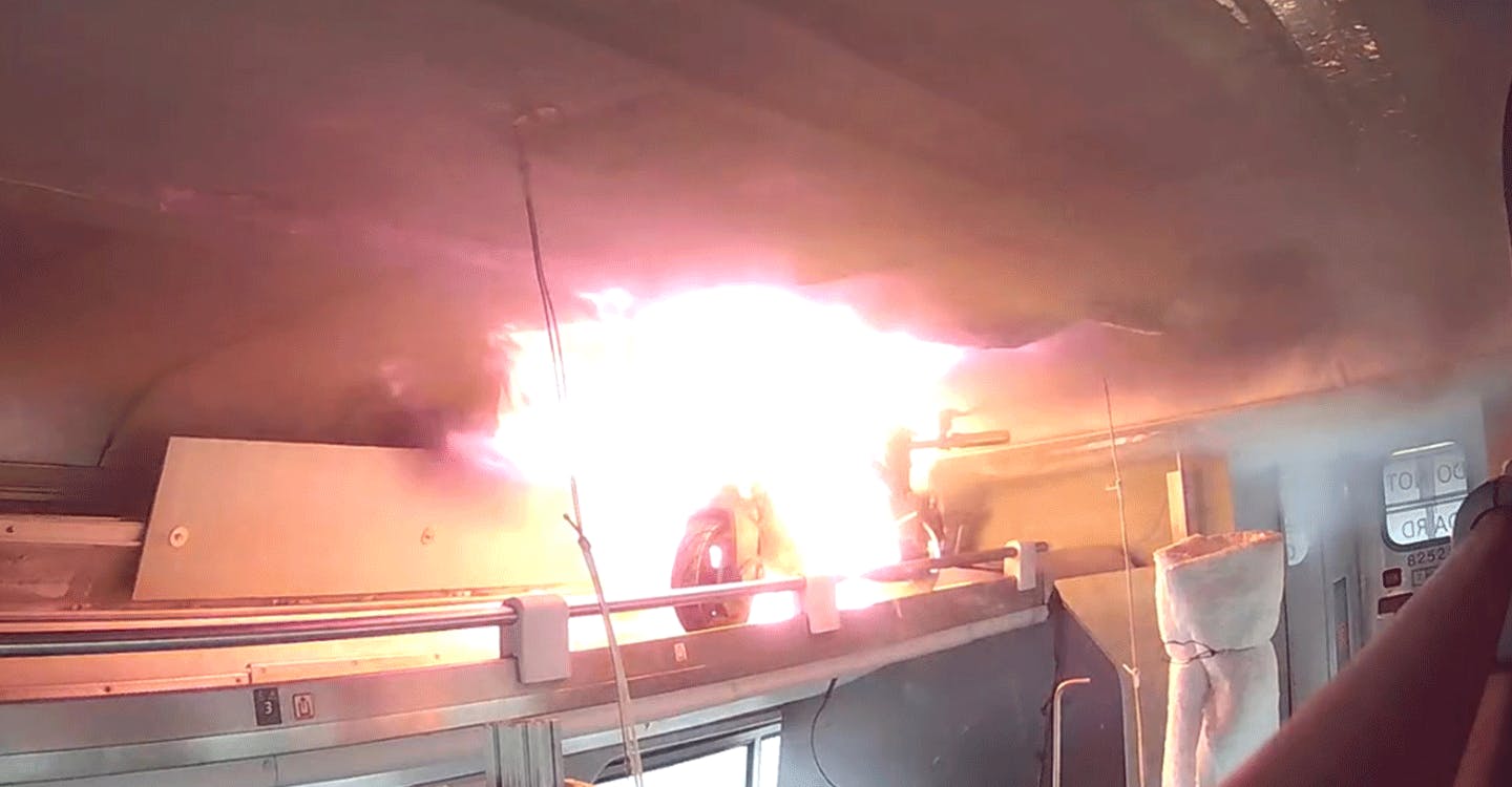 UL Research Institutes' Fire Safety Research Institute's New Report Examines Fire Safety Hazards of E-mobility Devices on Passenger Railcars