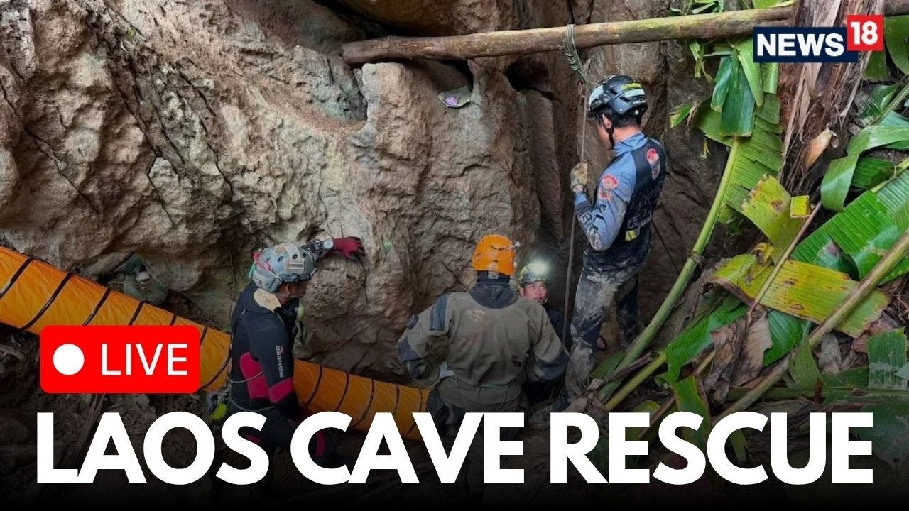 Laos Cave Rescue LIVE | Chilling Rescue Operation Footage Surfaces, Five People Still Alive | N18G