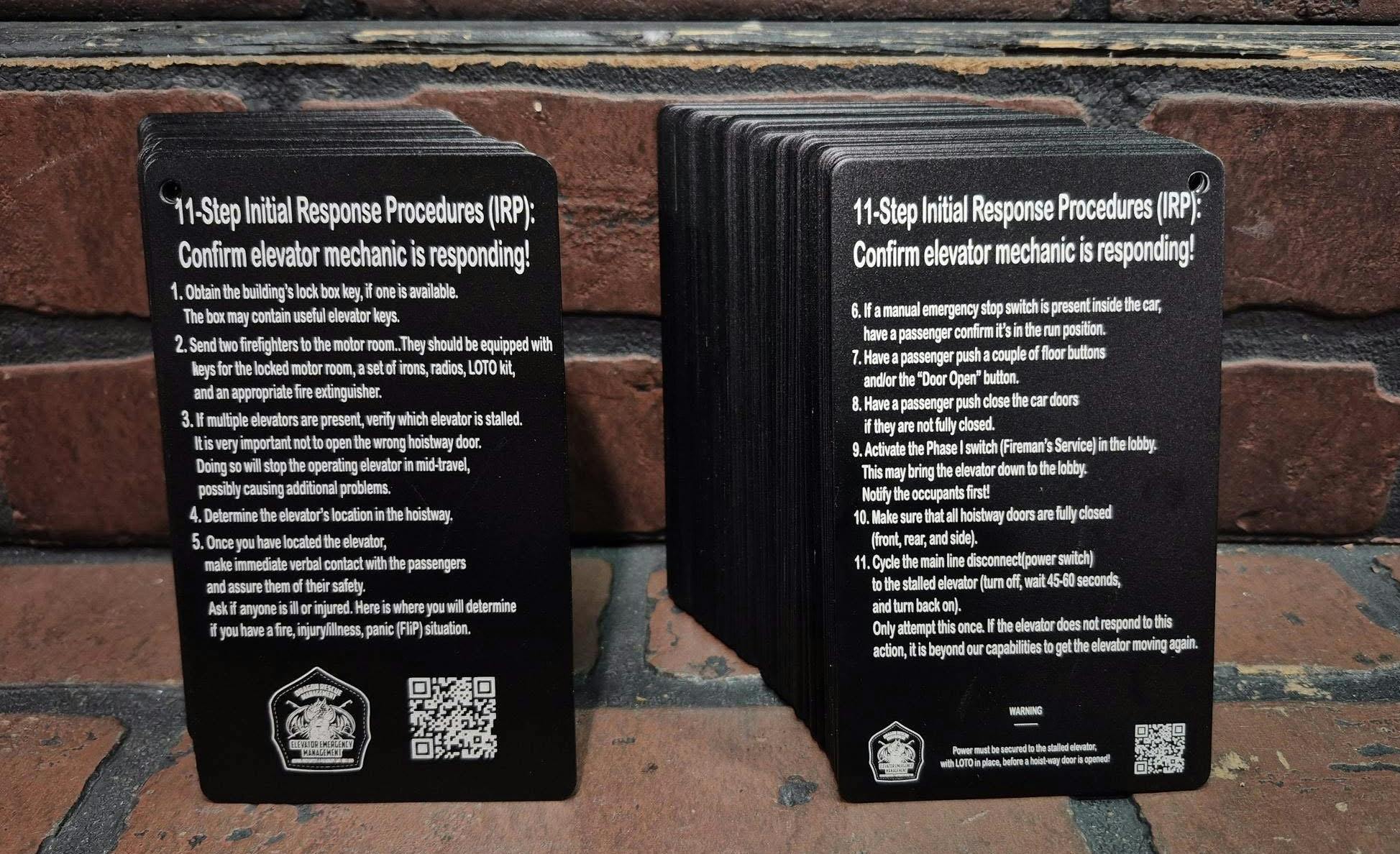 Rules and Tactical Checklist for Firefighters Performing an Elevator Rescue from the Top of an Elevator Car