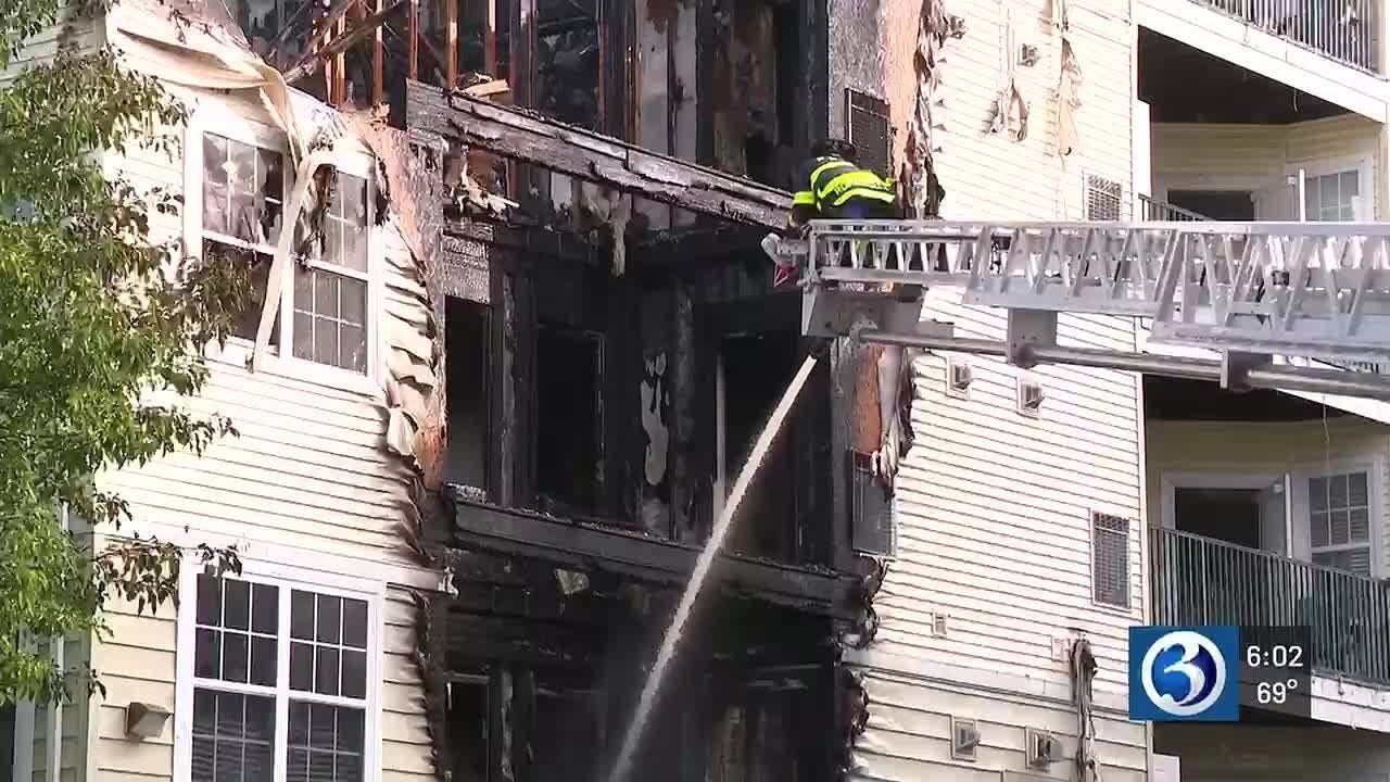 Heavy Fire Encountered at Apartment Building in Groton, CT