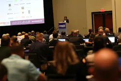 Janet Wilmoth welcomes Station Design Conference 2026 attendees to Reno, NV, on the first day of the event. Janet Wilmoth welcomes Station Design Conference 2026 attendees to Reno, NV, on the first day of the event.