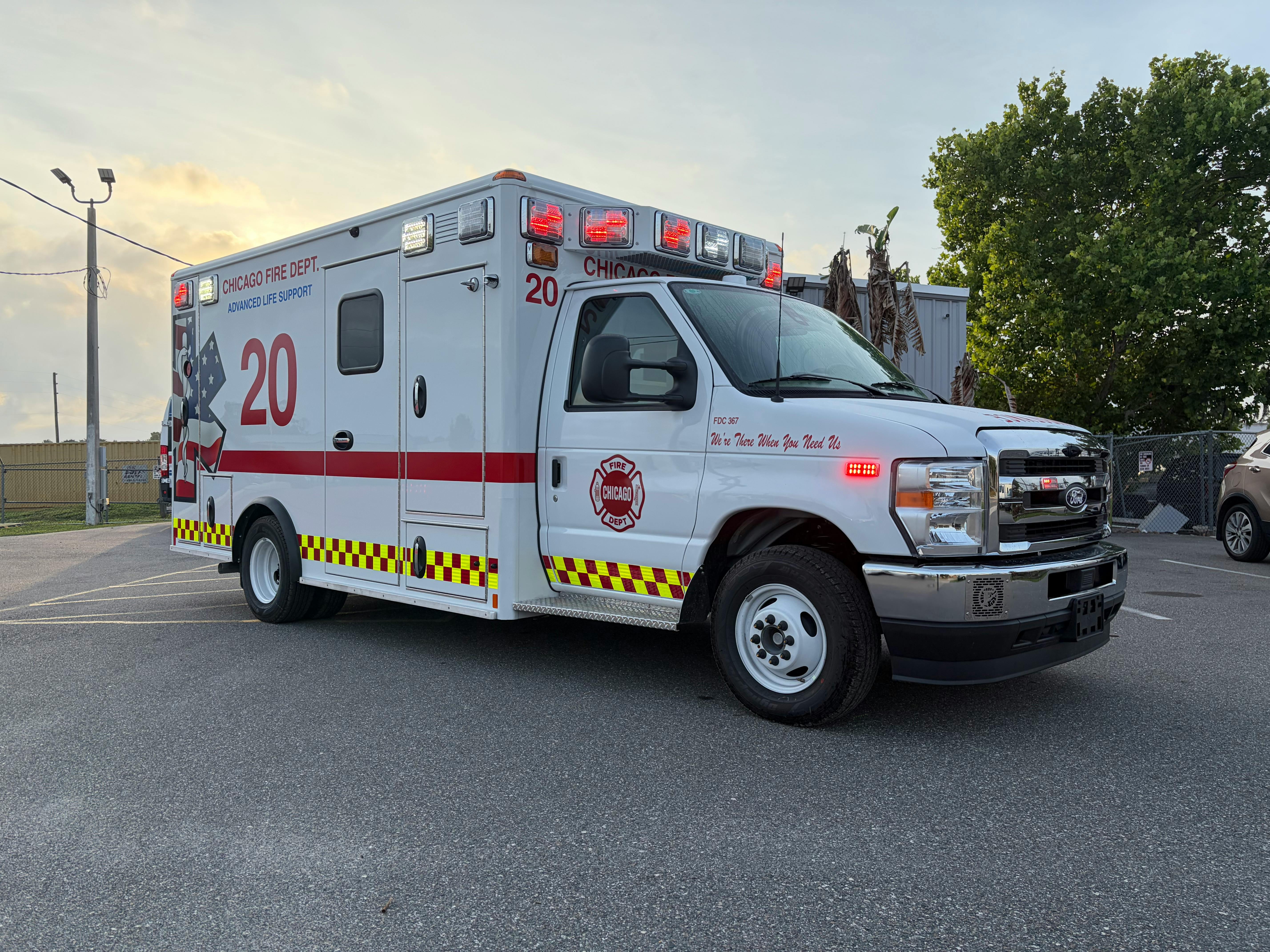 Chicago Fire Department Purchases 120 Emergency Vehicles from Wheeled Coach, E-ONE
