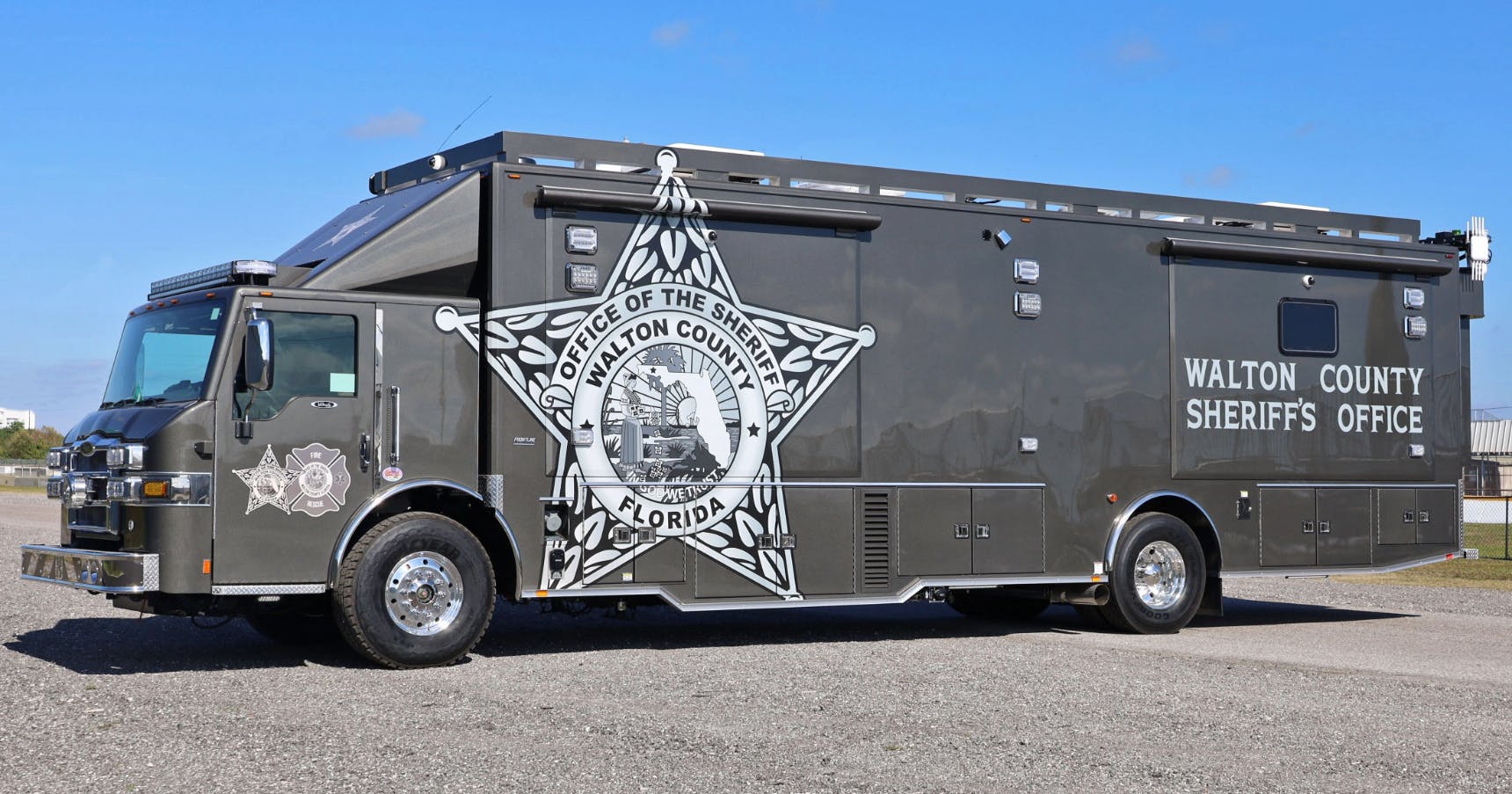 Frontline Communications Showcasing Walton County, FL, Sheriff Mobile Command Unit at NSA 2026