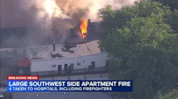 CFD battles extra-alarm apartment building fire on South Side