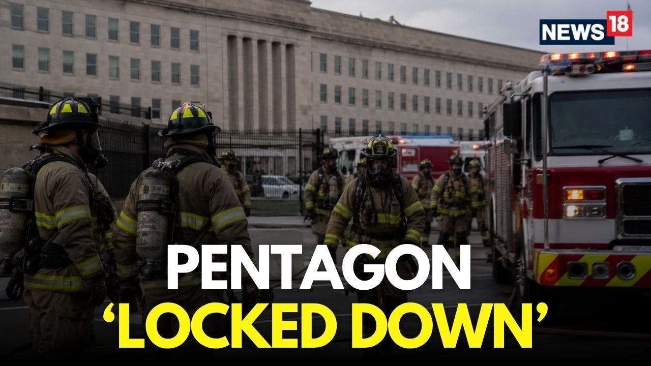 Pentagon LIVE | Hazardous Materials Incident Sparks Pentagon Lockdown; Firefighters on Scene | N18G
