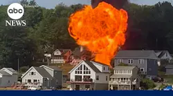 Massive explosions captured on video destroy multiple homes