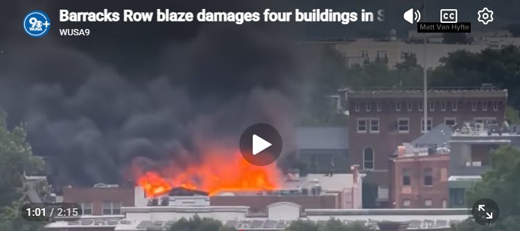 Four Buildings Destroyed in Nation's Capital