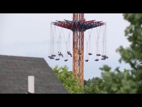 Four Rescued from Six Flags Ride in Eureka, MO