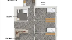 The process of futureproofing the new Friendship Engine and Hose Company firehouse in Merrick, NY, includes the additions of bunk rooms for for constant staffing and other spaces that support the non-traditional respond from home requirements of the past.