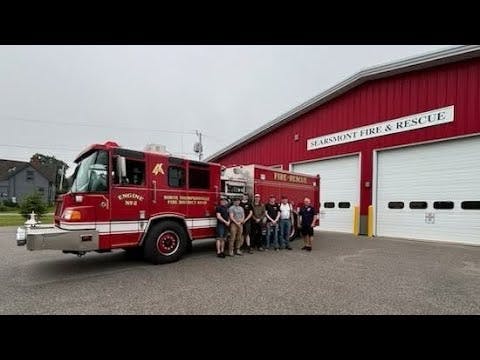 North Thompsonville, CT, Fire Department Donates Rig to Replace One Destroyed in Blast in Searsmont