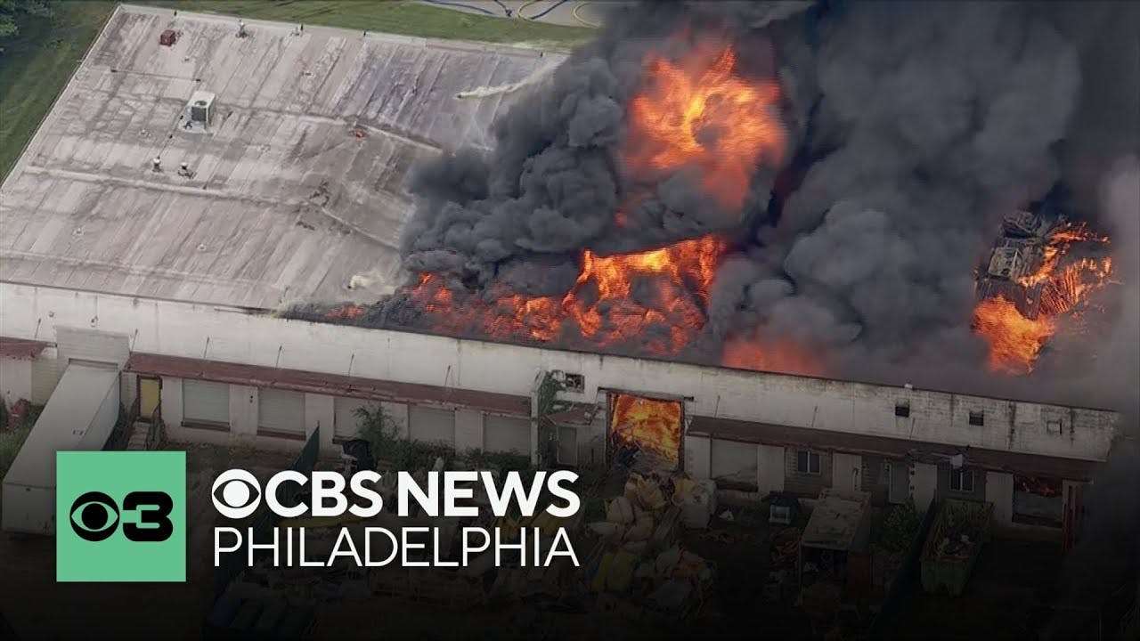 Playground Equipment Plant in West Norriton, PA, Destroyed by Fire