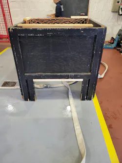 Panel 2 has a 10-inch slot across the bottom as a means of low-profile entry and exit training. Additional lumber can be added to change the size of the space.