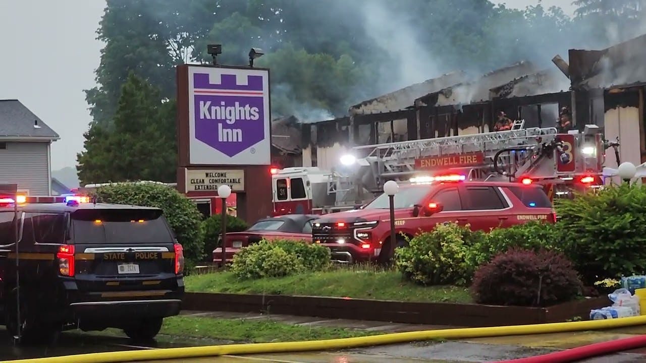 Six Killed in Endwell, NY, Motel Fire; Man Arrested
