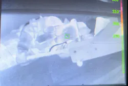 firefighter in space of structural floor collapse using floor jack to help to rescue trapped fellow member firefighter in space of structural floor collapse using floor jack to help to rescue trapped fellow member