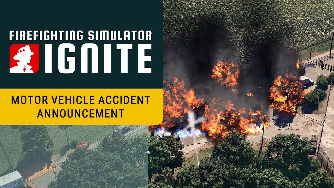 Firefighting Simulator: Ignite &ndash; Motor Vehicle Accident Expansion | Announcement Trailer