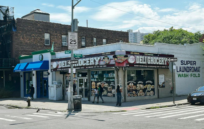 This is where a FDNY EMT was attacked while confronting a person who hurled a rock that hit his ambulance.